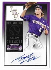 2015 Contenders Draft Ticket Autograph #30 Andrew Stevenson Purple Jersey Rookie