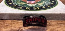 US Army Sniper Tab Lapel Pin