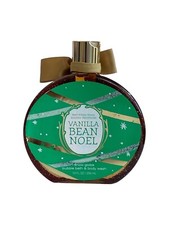 Bath  Body Work Vanilla Bean Noel Snow Globe Body Wash  Bubble Bath 10floz new