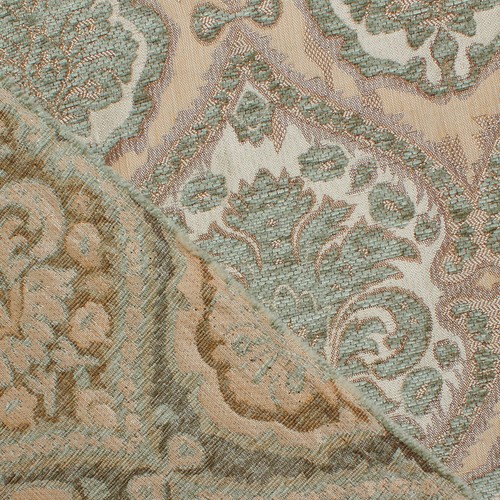 Baroque Floral Two Tone Chenille 57" Heavyweight Upholstery Jacquard Fabric - Picture 12 of 16