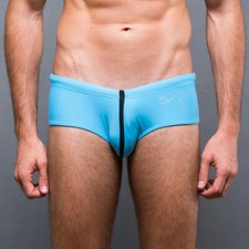 Men's Casual Lightweight Swimming Trunks Flat Angle Elastic Shorts Bathing Suits