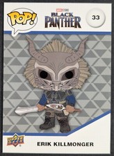 Erik Killmonger 2023 Marvel Funko Pop Upper Deck Card #33 (NM)