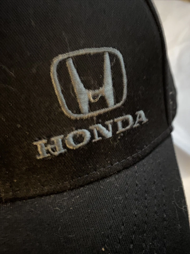 Genuine OEM Honda Lifestyle Collection Black Side Visor Logo Hat Cap - Image 2 of 4