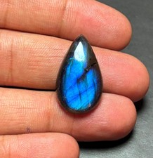 Natural Labradorite Cabochonc Pear Shape 19.50 Cts Loose Gemstone K 263