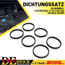 6x Dichtungsatz Ansaugkr�mmer 537.890 f�r BMW E60 E90 E92 F10 F30 E83 E85 E65