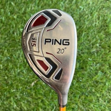Ping i15 Hybrid 3h 20° Tour Stiff Flex AvixCore Right Jumbo Max Grip 41"