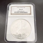 U.S. Mint 1995 American Silver Eagle $1 1 oz .999 NGC MS69 1993120-222