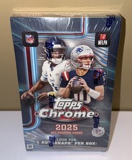 2025-26 Topps Chrome Football NFL Sealed Hobby Box - Same Day Shipping