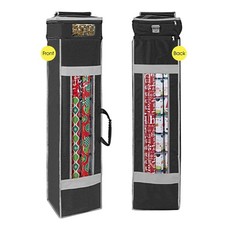 ProPik Wrapping Paper Storage Organizer Bag w/ Pocket & Handles - Holds 12+ Roll