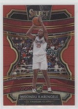 2019-20 Panini Select Concourse Red Prizm 119/199 Mfiondu Kabengele #19 08i4