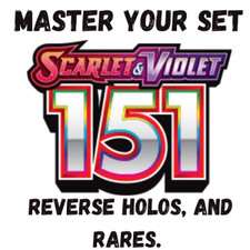 Pokemon TCG Scarlet Violet 151 Holo rares and Reverse Holos Master your set.