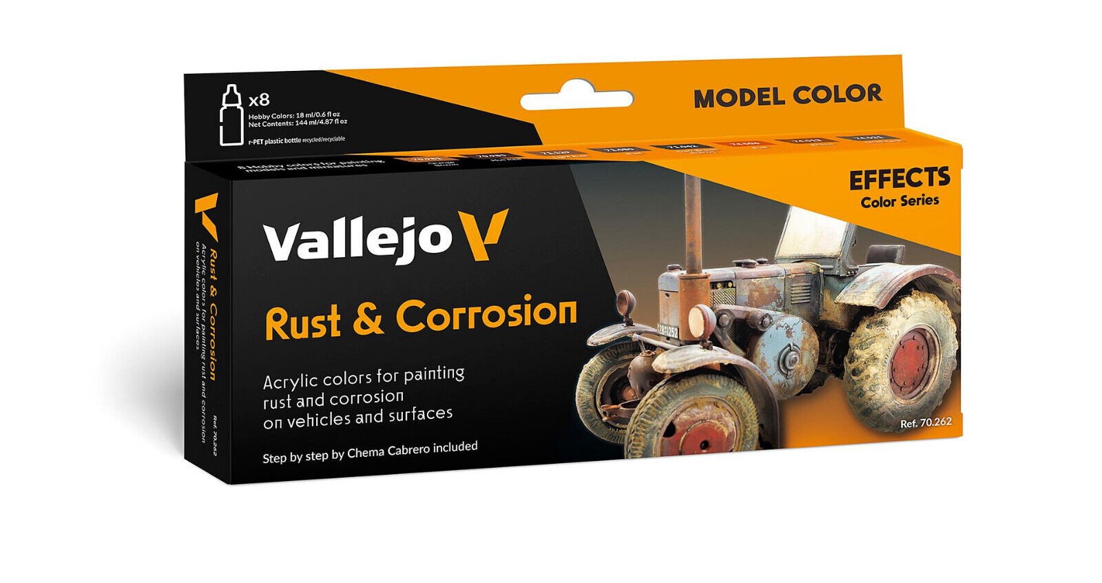 Vallejo Rust & Corrosion Set Effects Color Series (8) - Bild 3