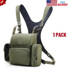 Binocular Harness Chest Pack with Rangefinder Pocket for Hunting Birdwatching