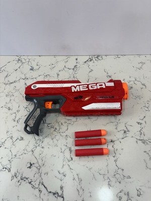 NERF Red MEGA 3 Slot Powerful Blaster And Mega Bullets
