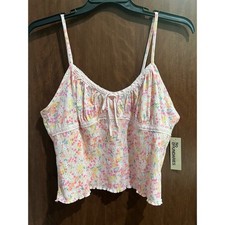 No Boundaries Lace Trim Cami, Women's size XL / F-016