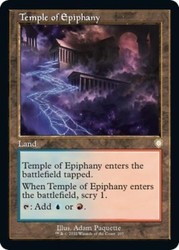 Temple of Epiphany (Retro Frame) #207 Commander: The Brothers' War MTG Rare