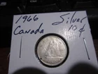 Canada 1966 -  10 Cent Dime Canadian Coin - 80% Silver - ASW 0.06 Oz