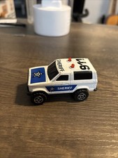 Vintage Majorette Sonic Flashers SHERIFF Diecast Toy Car  NICE 
