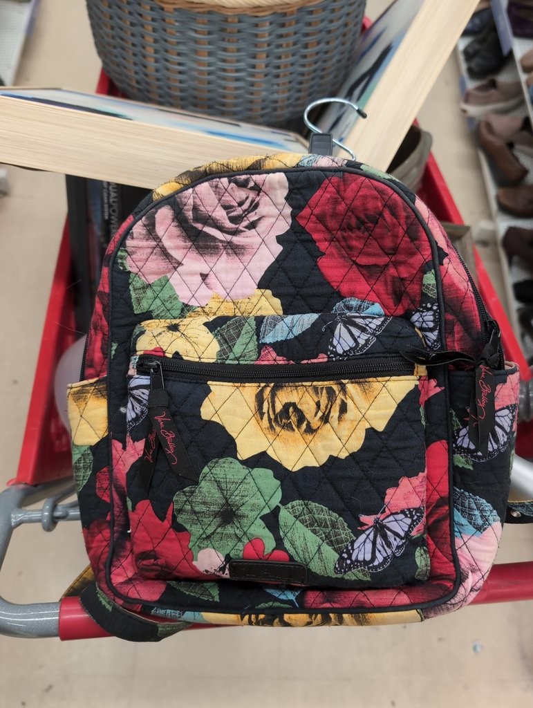 Vera Bradley Floral Quilted Backpack - Havana Rose