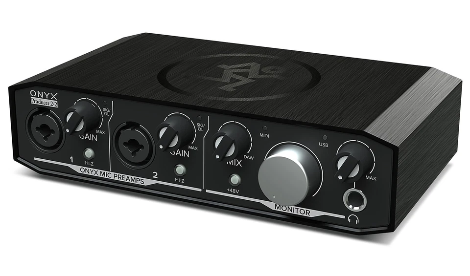 Mackie Onyx Producer 2.2 2x2 USB Audio MIDI Recording Studio Interface - Image 4 of 4