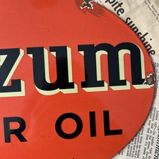 Oilzum In Collectible Gas & Oil Advertising Signs for sale | eBay