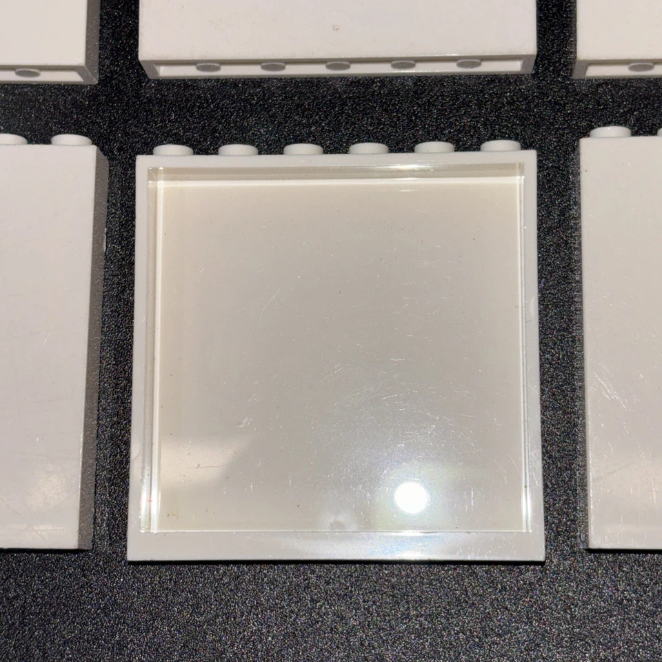 LEGO BULK LOT OF 42 WHITE WALL PANELS 1X6X5 59349 Snow Wall Christmas Wonderland - Image 3 of 4