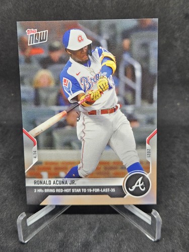 2021 Topps Now 78 Ronald Acuña Jr.