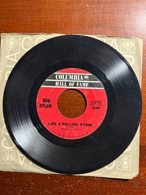 Bob Dylan Like A Rolling Stone Rainy Day Women 45 rpm Record
