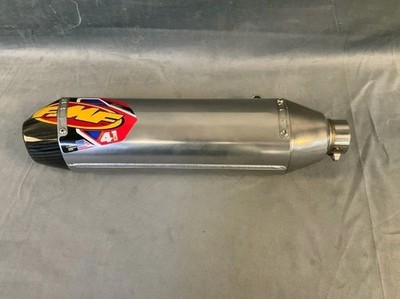 FMF Racing Factory 4.1 RCT Aluminum Slip On Exhaust Muffler 842725 NEW READ DENT