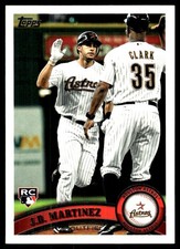 J.D. Martinez 2011 Topps Update #US186 Astros MLB READ FREE SHIP AutographDen