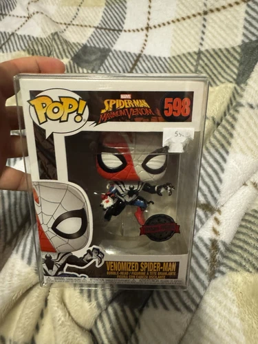 Funko Pop! Vinilo: Marvel - Venomized Spider-Man - (Edición Especial) #598