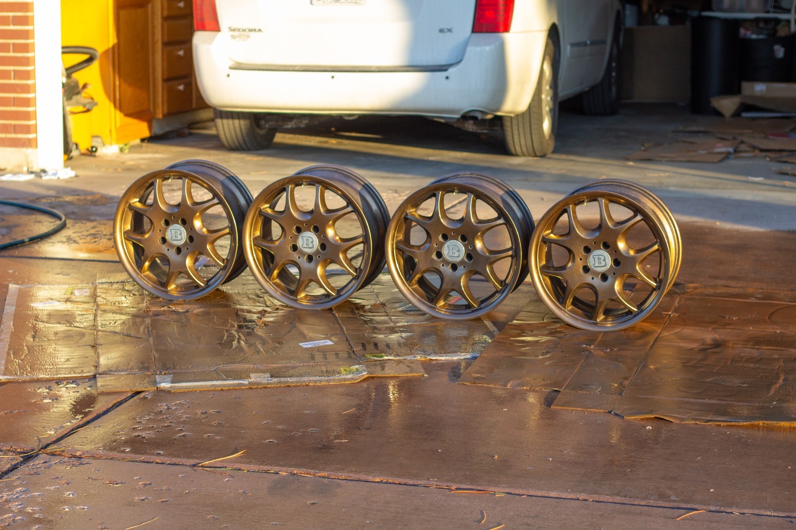 Brabus Monoblock V (Set of 4) 5x112, 8x17" - Bronze