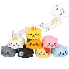 8-Pack Musical Cats Piano Keyboard, Cat Piano Toy with Cute Meow Notes