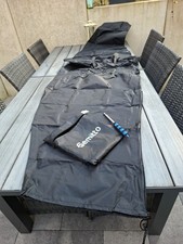 GEMITTO Sonnenschirm Schutzhülle Wetterschutz 2-4M UV-beständig 265x40x70/50 cm