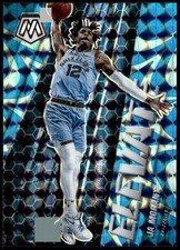 2020-21 Panini Mosaic #13 Ja Morant Elevate Mosaic Reactive Blue #/99 E1