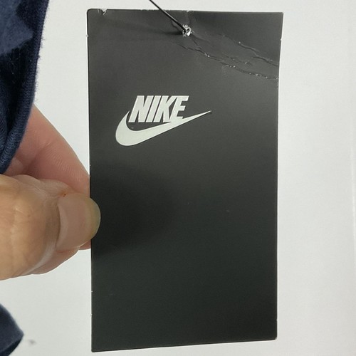 NUEVO CON ETIQUETAS Nike "Just Do It" en camiseta azul "azul marino universitario", para mujer talla XL, corte atlético - Imagen 5 de 8