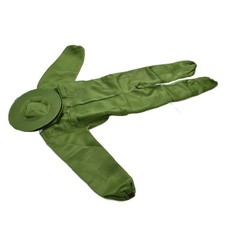 Bee Protective Clothing Breathable Mesh With Detachable Round Veil Hat For B NEW