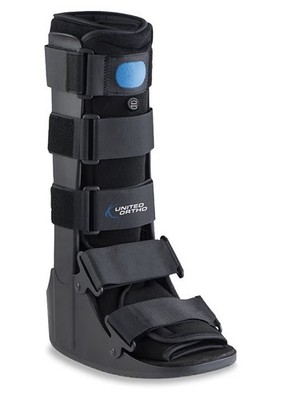 United Ortho Air Cam Walker Fracture Boot, Medium, Black