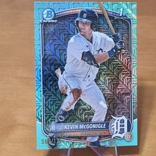 2025 Bowman Chrome Prospects Mega Box Kevin McGonigle #BCP-79 Aqua /125