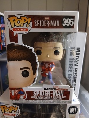 Funko Pop! Marvel GamerVerse Spider-Man Unmasked #395 Vinyl Wackelkopf 