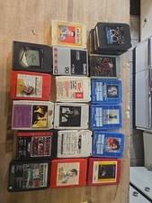 Lot of Vintage 8 Track Tape Cartridges ALL ARE DAMAGED