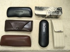  6 Vintage Eye Glass Cases