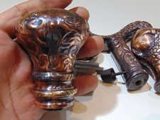 Antique Copper Walking Cane Handle Vintage Knob Head for Wooden Walking Stick