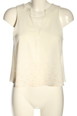ZARA Blusentop Damen Top Gr. DE 36 creme Casual-Look