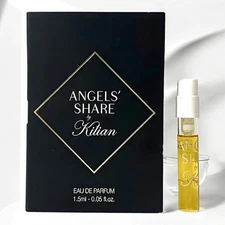 Kilian Angels' Share Eau De Parfum Sample Spray Vial 1.5ml/0.05oz - Authentic