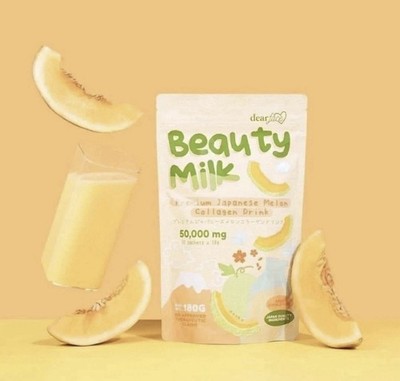 2 x Dear Face Beauty Milk Premium Japanese Melon Collagen + Glutathion Drink