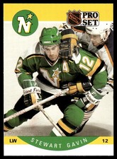 1990-91 Pro Set Stewart Gavin Minnesota North Stars #139