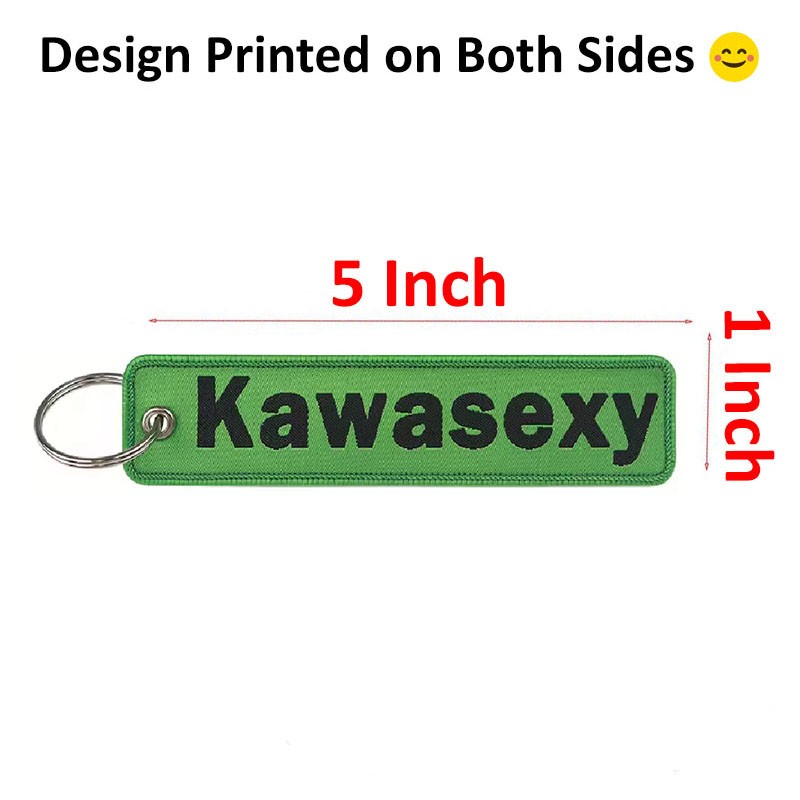 応援グッズ kay Kawasexy Keychain Green Kawasaki Parody Motorcycle Biker Gift