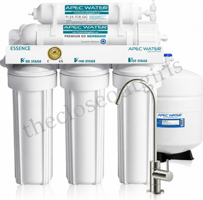 APEC Water ROES-50, 5-Stage Under Sink Reverse Osmosis Water Filter System