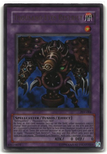 Thousand-Eyes Restrict PSV-E084 YuGiOh Pharaoh's Servant card